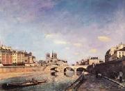 Johan-Barthold Jongkind, The Seine and Notre-Dame de Paris